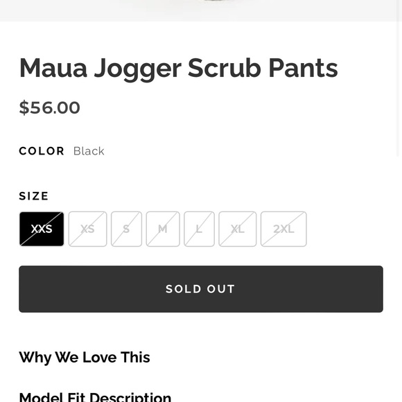 Figs Maua Jogger Pants- small - Picture 4 of 4